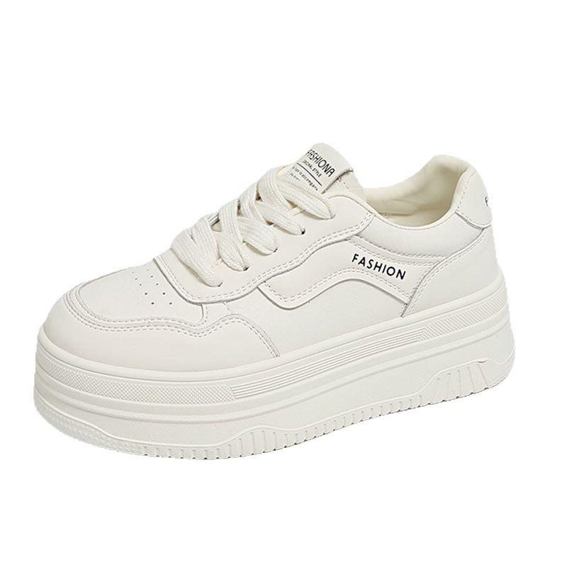 Белые туфли на кожаной платформе женские новые модели в 2025 году станут более популярными, весенняя женская обувь повседневная обувь спортивная женская обувь детская