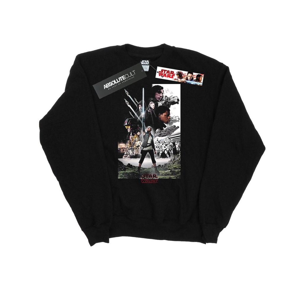 Star Wars Mens The Last Jedi Character Poster Sweatshirt