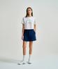 SERGIO TACCHINI W Edda Терри Юбка-клеш (военно-морской флот)