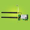 Двухдиапазонная сетевая карта PCI-E Wi-Fi 2,4/5 ГГц, 450 Мбит/с, беспроводной адаптер для настольного ПК