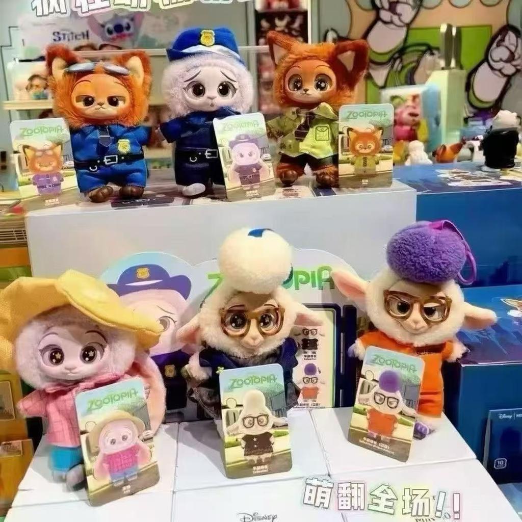 Внутренняя версия серии Zootopia Ника Джуди, сюрприз-бокс, плюшевый кулон и сопутствующие товары
