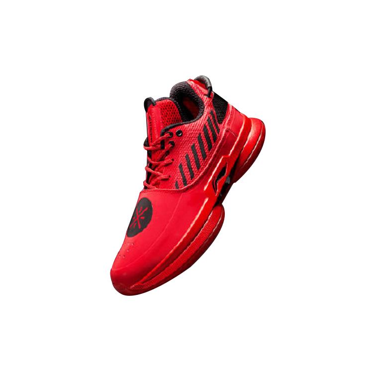 Баскетбольные кроссовки Li Ning Мужские Средняя высота Белый/Красный ABAN079-19