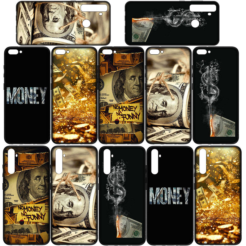 for Motorola Moto Edge 70 60 50 G54 G86 Samsung Galaxy S25 iPhone 17 16 15 Xiaomi Redmi Note 14 13 Pro Max Case Art Money Dollars 100 Wallpaper Cover