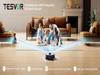 Refurbished Tesvor S5 Robot Vacuum Cleaner, 3 In 1 Vacuum Mopping Sweeping, 3000Pa Suction, LiDAR Navigation, 600ml Dust Box