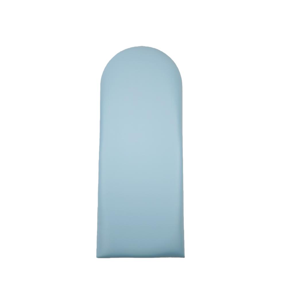 1pc 20x50cm Protective Wall Enclosure Anti-collision Soft Bag Wall Sticker Headboard Semi-circular Leather Soft Bag Headboards