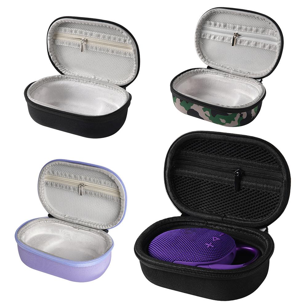 Жесткий чехол EVA Ударопрочный Жесткий чехол для переноски Брызгозащищенный Защитный дорожный чехол с сетчатым карманом для портативной колонки JBL Clip 5