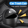 Car Storage Bucket Multipurpose Wide Application Lightweight Cute Mini Automotive Leakproof Vehicle Trash Bin for Car