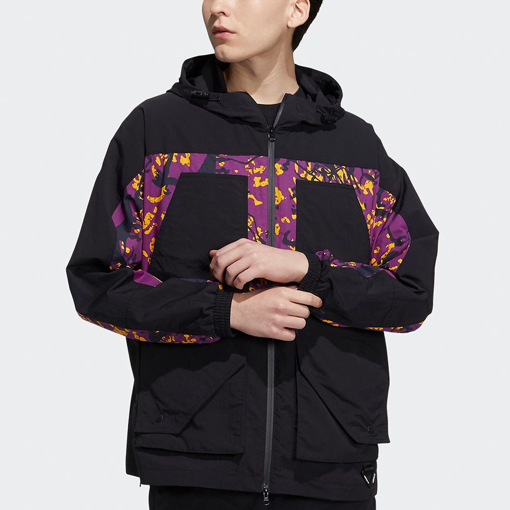 Adidas Originals Jackets Men's Black Hooded Moderate Other H46701