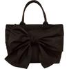 Light and Big Ribbon Makes the Tote Bag Feminine and Width 40 X Height 26 X Depth 11 Black Compatible with A4 For Everyday Shoulder Magnetic For 20s