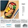 Miyoshi Seisakusho Lunch Box with Integrated Ice Dome Caviar GEL-COOL Pack, L, Black, 0101-0174