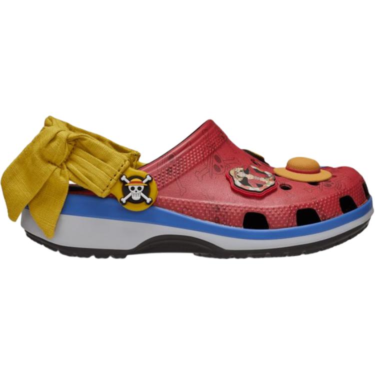 One Piece x Crocs Классические клоги Детские Кроссовки Luffy Детские Красный Мультиколор 212127-90H
