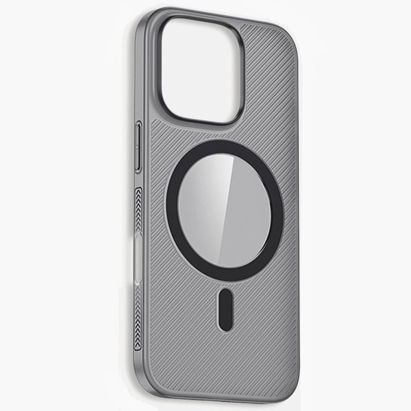 Совместимый магнитный чехол для телефона для iPhone 16, 16 Pro Max, 15 Pro, 14, 13 - Прозрачный и простой дизайн.