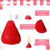 1/2/4/10pcs Creative Strawberry Aromatherapy Candle with Hand Gift Fragrance Decoration Handmade Candle candle Birthday Party