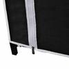 Foldable Fabric Wardrobe Black 110 x 45 x 175 cm