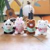 Cute Cute Chinese Style Little Panda Pendant Plush Toy Doll Rabbit Cat Bag Hanging Keychain