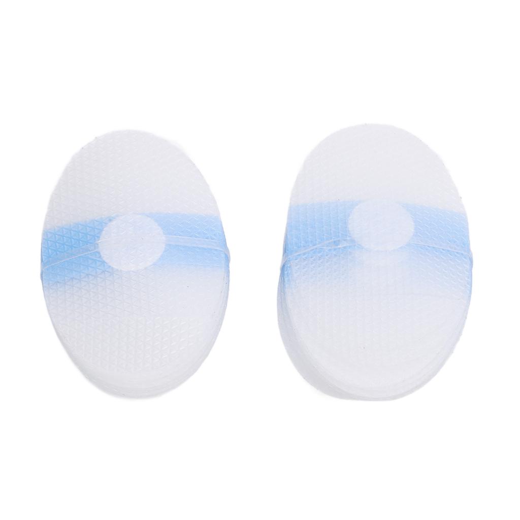 30 Pieces Water Proof Ear Covers Clear Skin Friendly Silicone Ear Stickers with Cotton Ball for