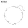 Lindon Bracelet Jewelry Geometric Bead Chain Link Bracelets Fashion Fine Wedding Gift for Girlfriend Women