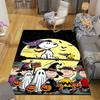 1Pc Halloween Ornament Jacko'Lanterns Rug Office Carpet Indoor Outdoor Doormat Nonslip Soft, Living Room Christmas Halloween Gift D918104