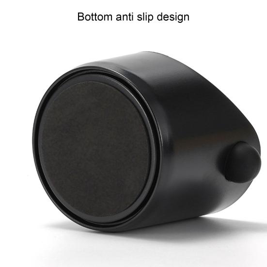 Oblique Mouth Coffee Knock Box Non-slip Base Removable Bar Splash-proof Shock-absorbent Space Saving Espresso Dump Bin for Cafe