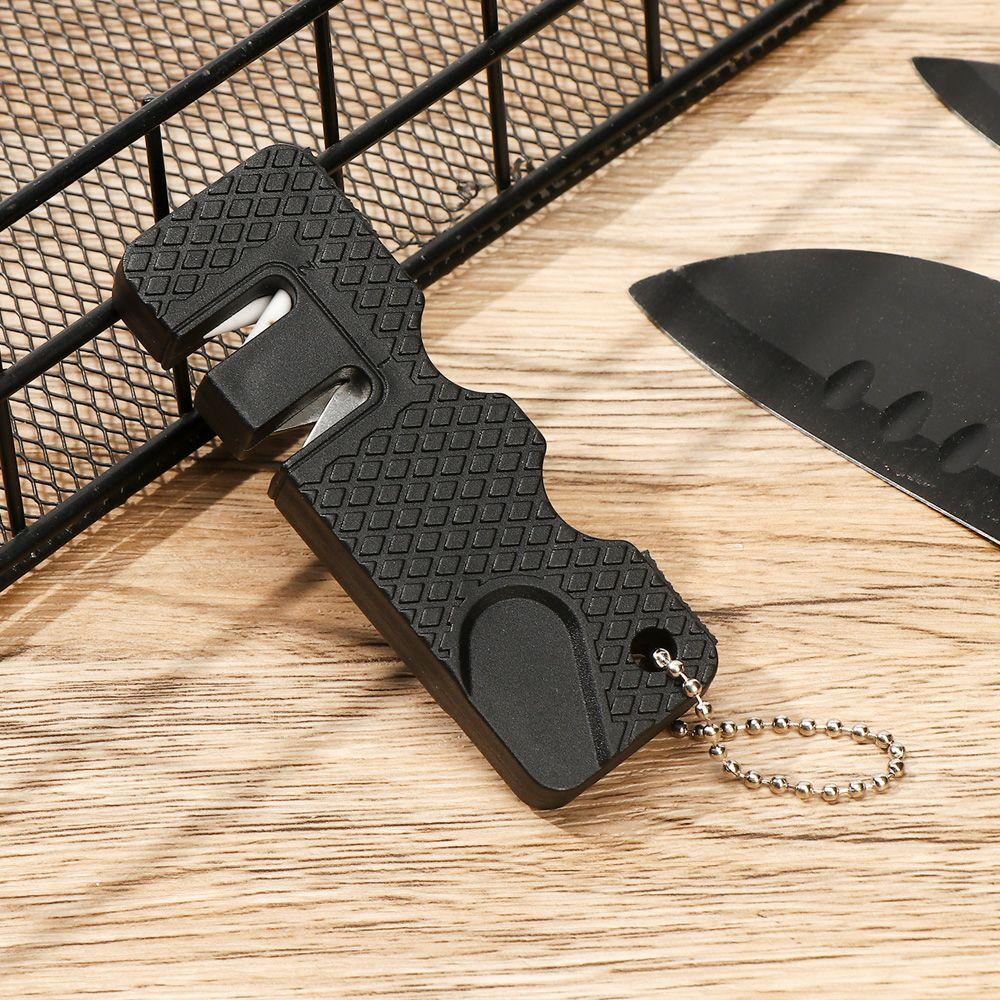 Уличные многофункциональные инструменты, карманные керамические заточки ножниц, заточка ножей, карбидный нож, точильный камень