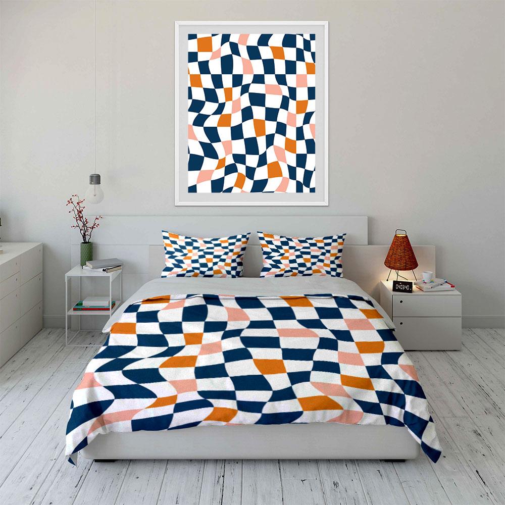 Abstract Geometric Bedding Set Bedding Duvet Cover Set Duvet Cover Pillowcases (1 * Duvet Cover 2 * Pillowcases, without duvet insert)