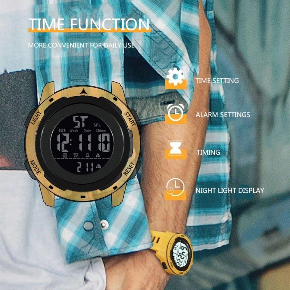 Multifunction Digital Watch Casual Wristwatches Simple Electronic Watch  Outdoor Sports