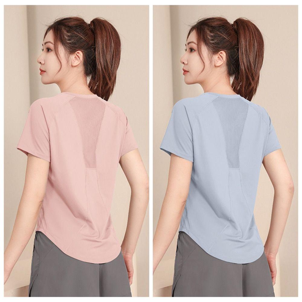 Short-Sleeved Professional Running Colothes Quick-Drying Material Breathable Fabric Yoga Clothes Comfortable Fit Lightweight