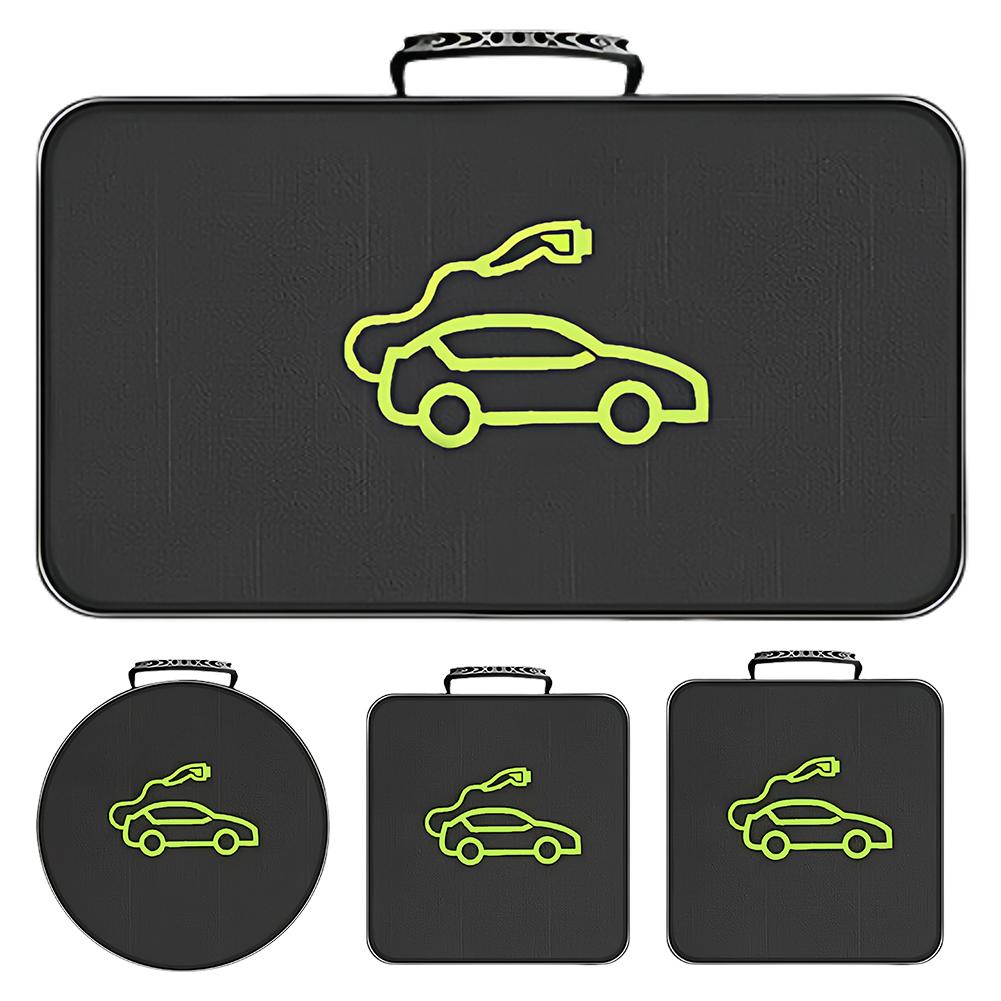 Сумка для хранения кабеля для зарядки электромобиля, сумка для кабеля для подключения аккумулятора электромобиля, огнестойкий органайзер для хранения оружия для подзарядки электромобиля