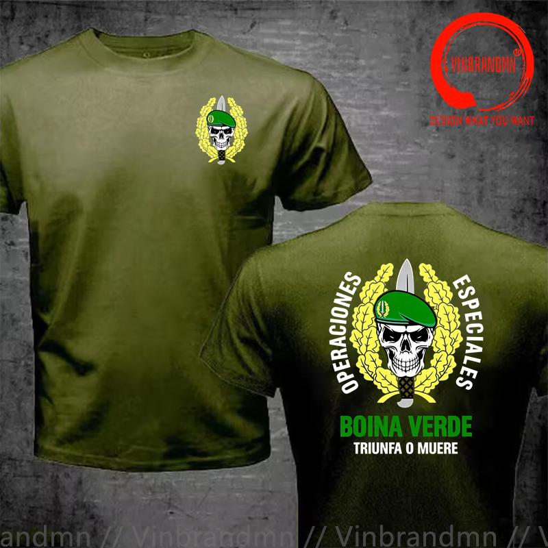 Operaciones Especiales Mod3 Green Beret Coe Skull T Shirt Unisex Fashion Clothesshort Sleeve Cotton Tshirt Urban Casual Tops Tees