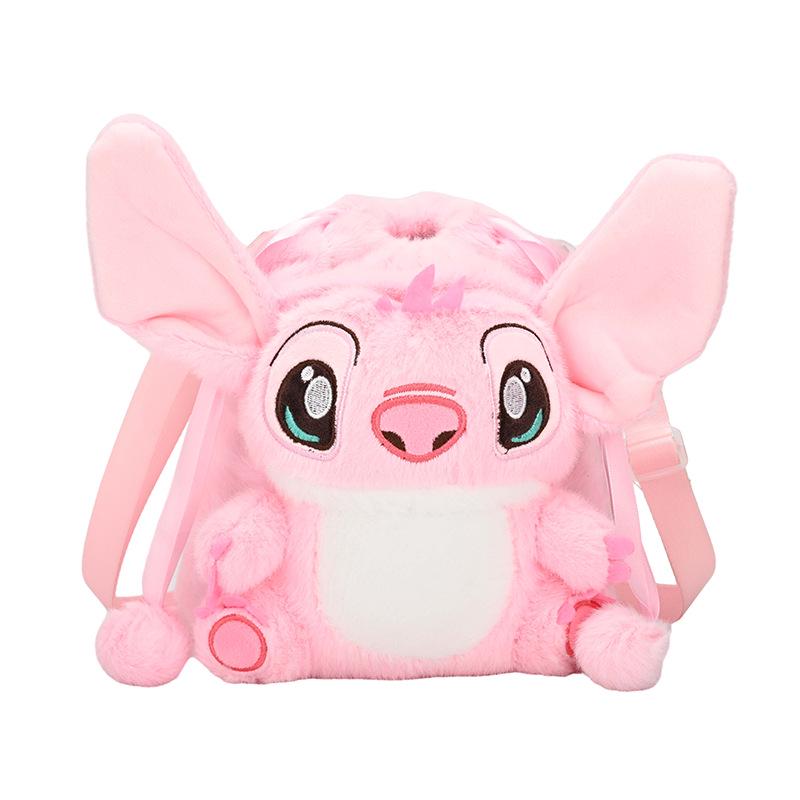 Мультяшный рюкзак-плюш Стич и Лотсо - Милый мешок для автомата с игрушками