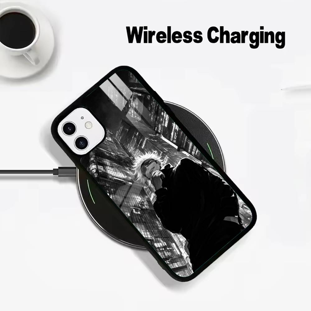 Popular-Anime--Jujutsu -Kaisen Phone Case For IPhone17 16 15 14 13 12 11 Pro Max 16/15/14Plus Wireless Charger Cover Funda