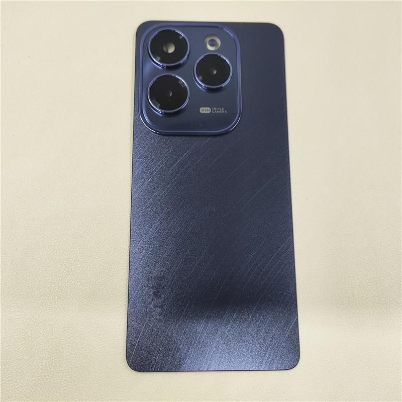 10 шт./лот Задняя крышка аккумулятора для Infinix Hot 40 Pro Корпус задней двери с клейкой наклейкой Запчасти для ремонта