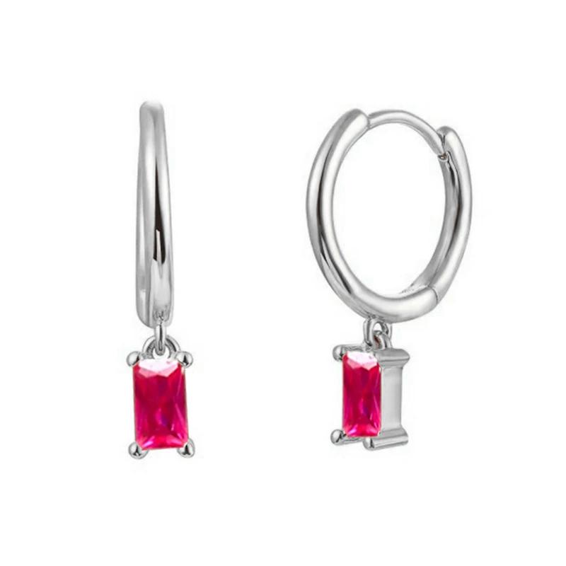 CRMYA Gold color Stud Earrings For Women Vintage Color CZ Zircon Piercing Women's Earrings Trend Jewelry