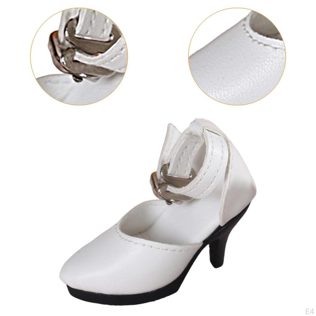 1/4 Doll High Heel Shoes, Mini Comfortable DIY Decoration, Costume Accessories for