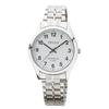 Creffer Watch Analog Men's Waterproof Metal Band Silver TE-AM148-WTS