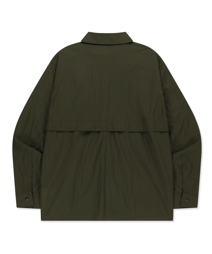 BROWNBREATH Multi Pocket Utility Shirts - Khaki