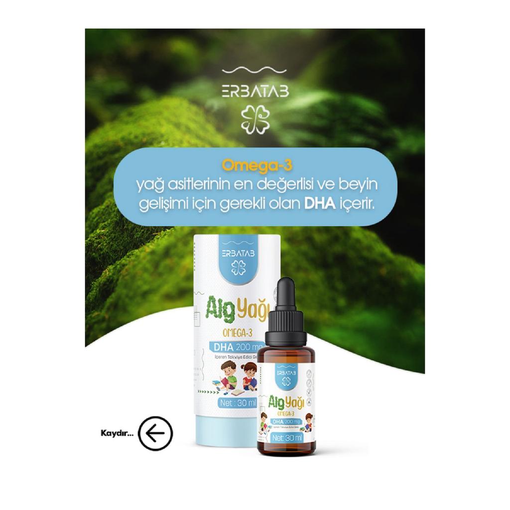 Algae Oil Omega 3 30 Ml