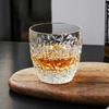 250ml/350ml Premium Cocktail Glass Hammer Patterned Wine Glasss Luxury Whiskey Glasses Party High End Wine Glass Bar Accessories