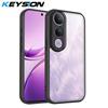 KEYSION Прозрачный чехол для телефона VIVO V50 Lite 5G Мягкий силикон+ПК Прозрачная противоударная задняя крышка для телефона VIVO V50 Lite