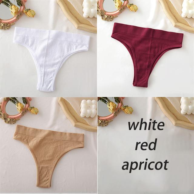 Women's Panties Seamless High Waisted Underwear Women Comfortable Panties Women Sexy Underpants For Women 3PCS/Set