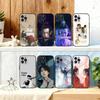 Y-Yibo W-Wang Чехол для телефона The U-Untamed Для iPhone17,16,15,14,13,12Plus,Pro Max,XS,5G Мягкий Силиконовый Черный Чехол