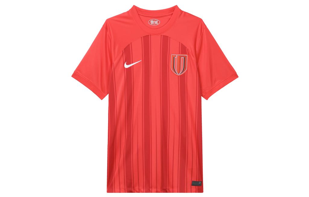 Nike T Shirts Men's Red Crew Neck Moderate Straight Fit HF0684-624