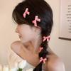 1PC Ribbon Bowknot Hair Clips Mini Multicolor Barrette Ballet Bow Hairpin  Girls