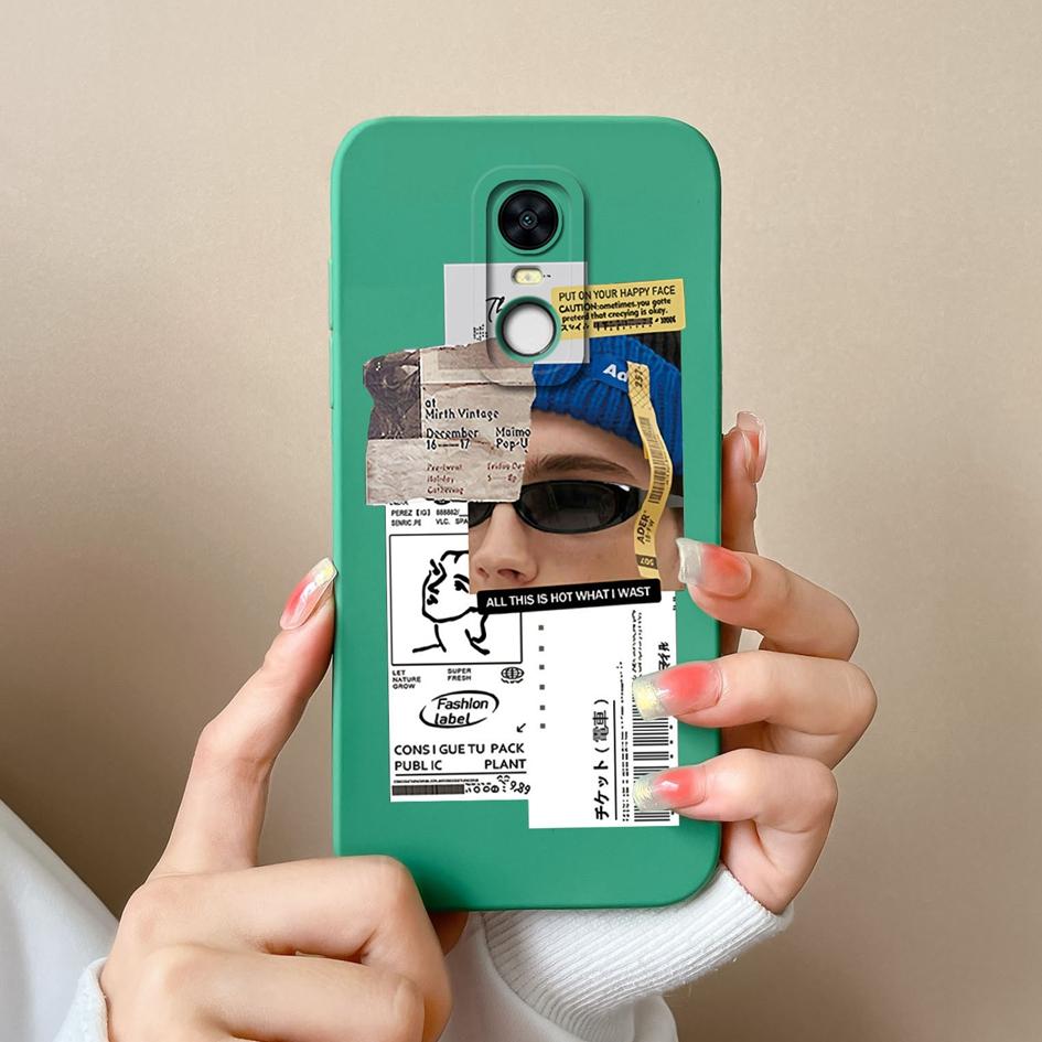 Для Redmi Note 10 10S 10T 5 7 7S 8 9 9S 9T K80 Pro Max Plus чехлы для телефонов элегантные женские узоры жидкие силиконовые защитные чехлы для камеры для Redmi Shell
