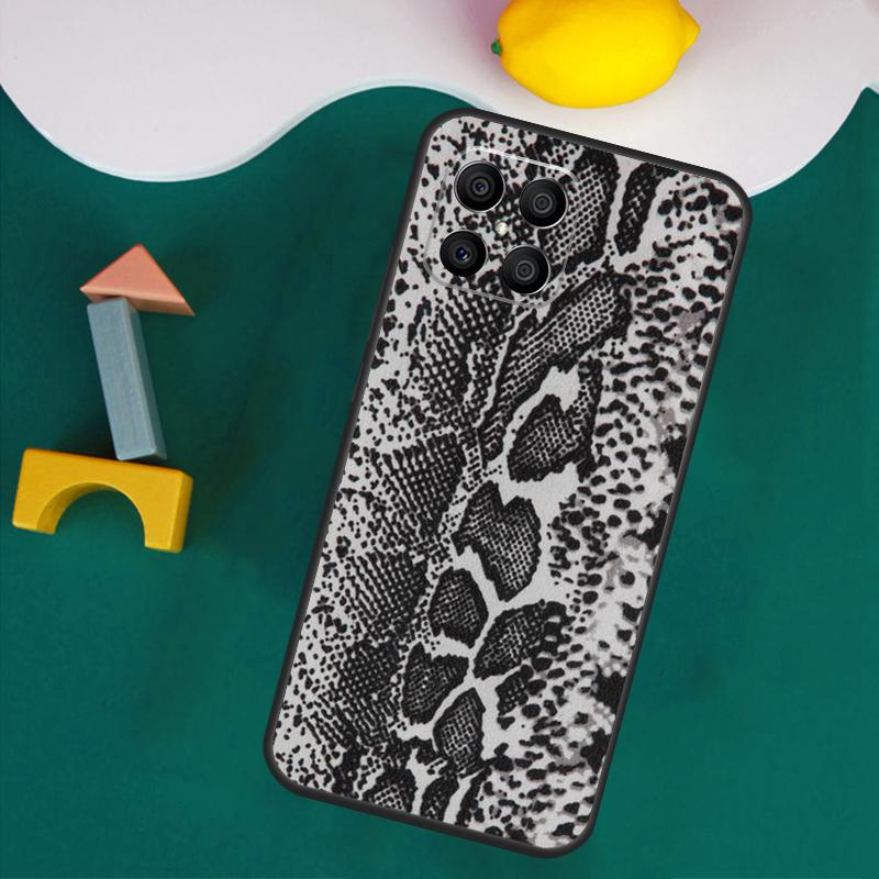 Чехол под змеиную кожу для Honor Magic 7 5 6 Lite Honor 200 Pro 50 70 90 Lite X9a X8a X8 X9 X8b X9c X9b Чехол