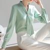 Chiffon White Shirt Women's Spring and Autumn Long-sleeved Shirt