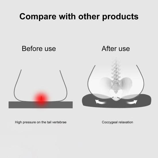 Подушка для сиденья для офисных работников, подушка для бедер из пены с эффектом памяти, ишиас, боль в копчике