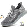Lightweight Safety Shoes for Men Breathable Safety Work Sneakers with Iron Toe Indestructible Shoes Men Women Summer Work Shoes