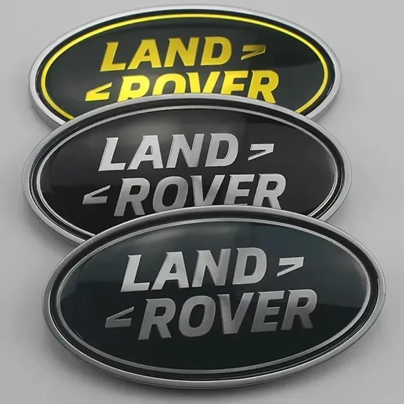 Car Front Grille Emblem Rear trunk Logo Badge Sticker Accessories For Land Rover Discovery 2 3 4 Range Rover Freelander SVR XS1