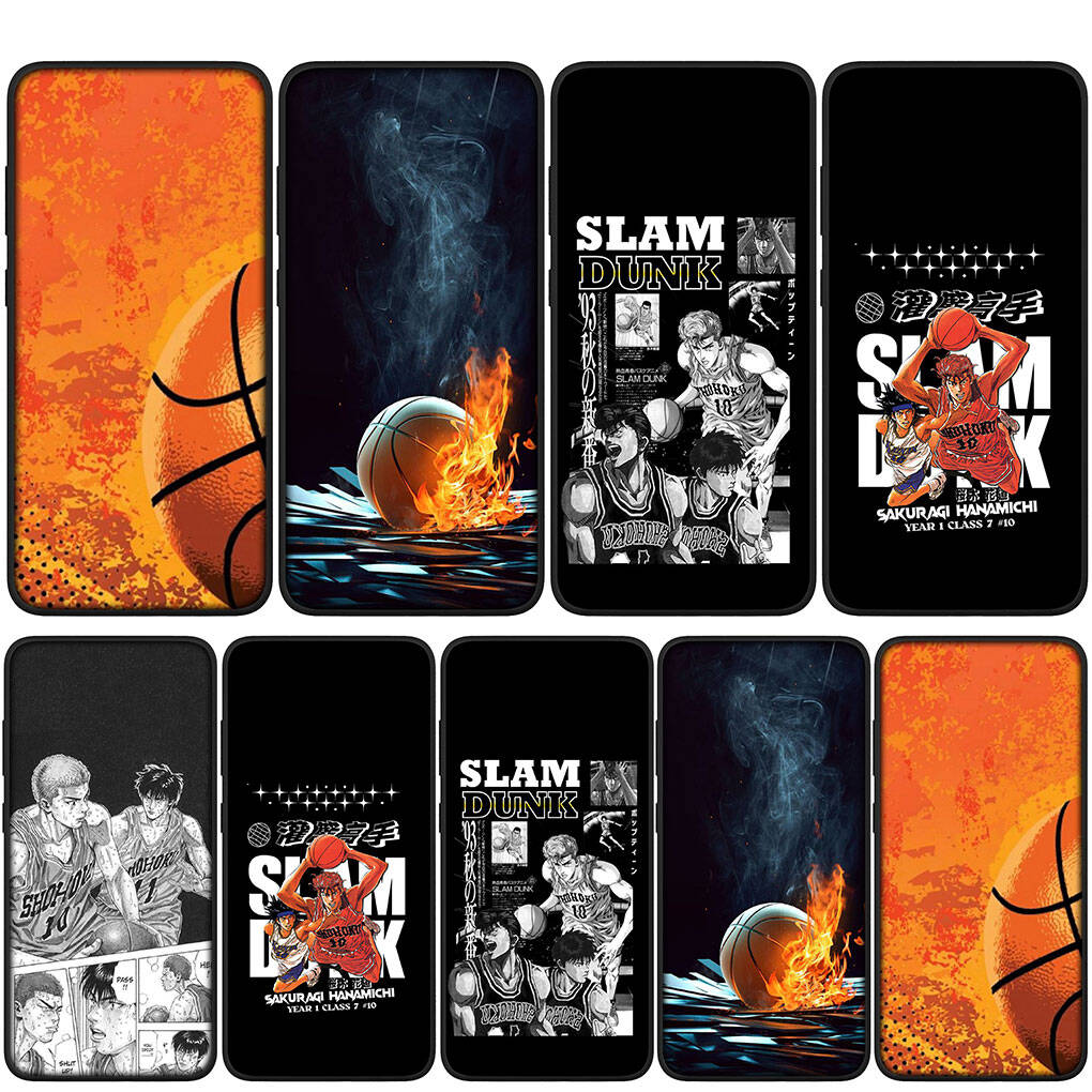for Samsung Galaxy S25 S24 S23 iPhone 17 16 15 Xiaomi Redmi Note 14 13 12 11 Plus Pro Max XR A37 A57 Phone Case Anime Slam Dunk Basketball OPPO Huawei
